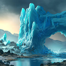 Glacier Sketch by arcipello