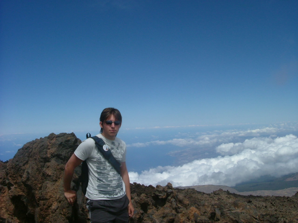 Top of mount teide