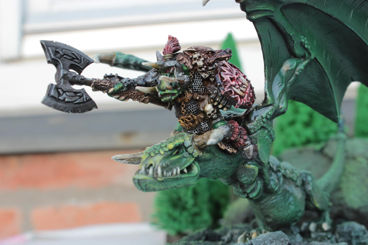 Orc Warboss on Wyvern by kathminiatures on DeviantArt Orc Warboss on Wyvern by kathminiatures on DeviantArt