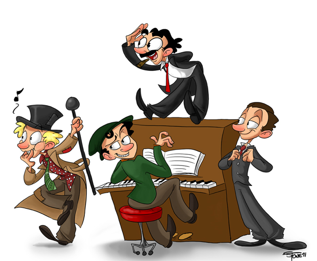 The Brothers Marx by HarpyMarx on DeviantArt