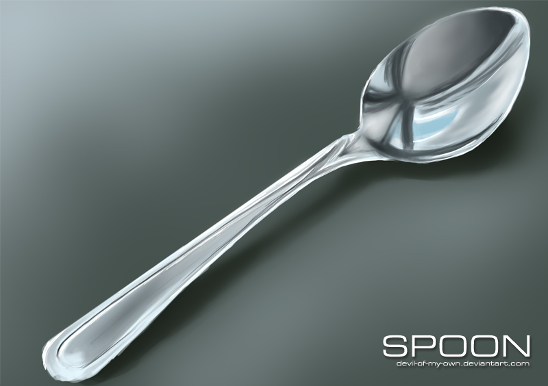 Digital Drawing Practice #1 - Spoon