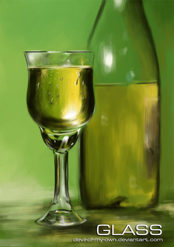 Digital Drawing Practice #3 - Glass