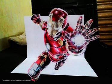 Ironman - 3D drawing