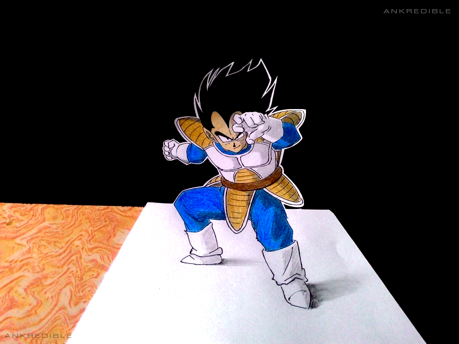 How to Draw a 3D Dragon Ball (Dragon Ball) 