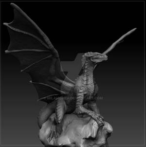 Dragon sculpture almost ready