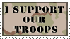 I Support our Troops Stamp by bastherself