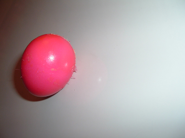 Pink egg