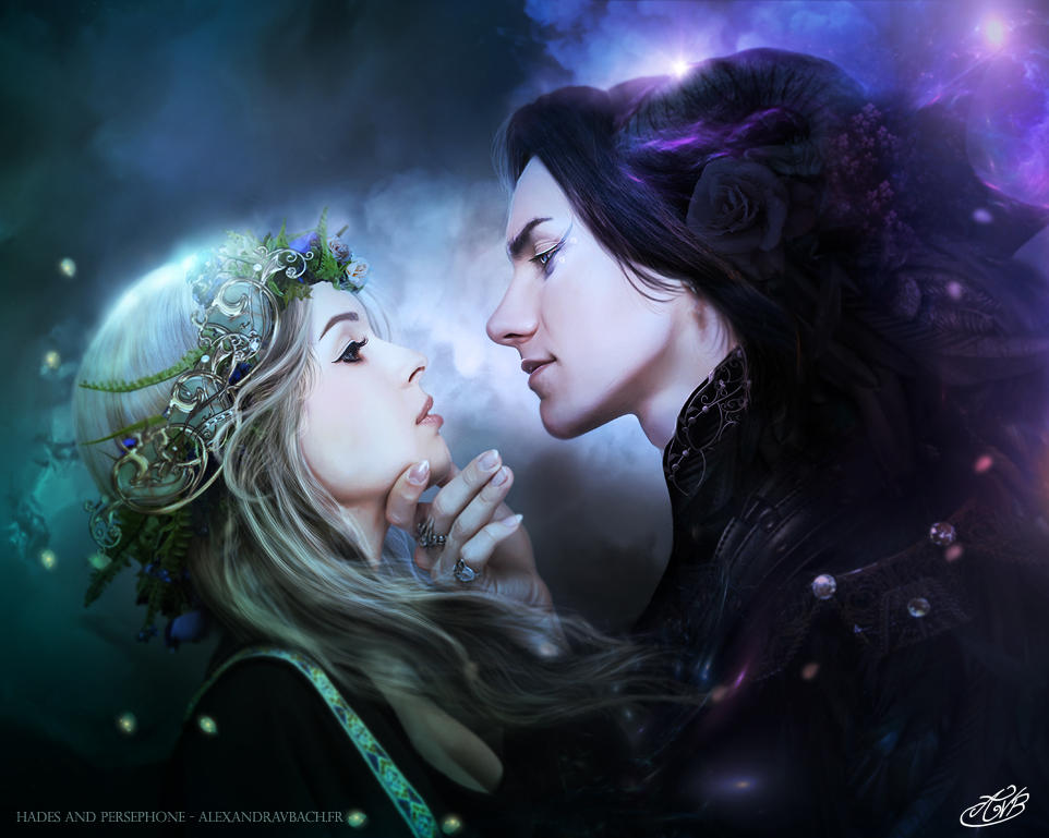 Hades and Persephone by AlexandraVBach