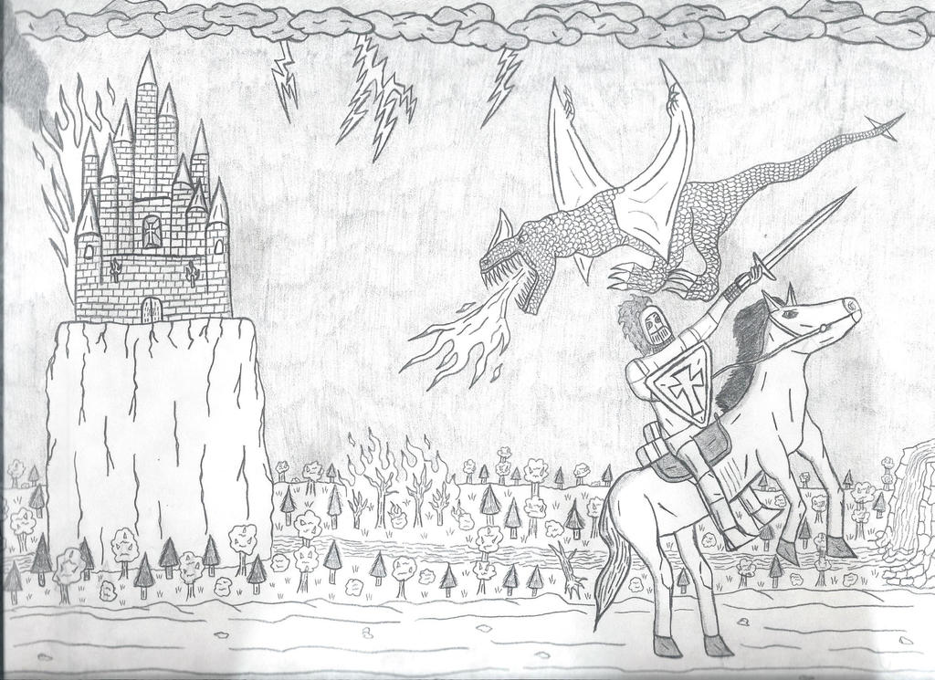 Knight saving Princess by jch13 on DeviantArt