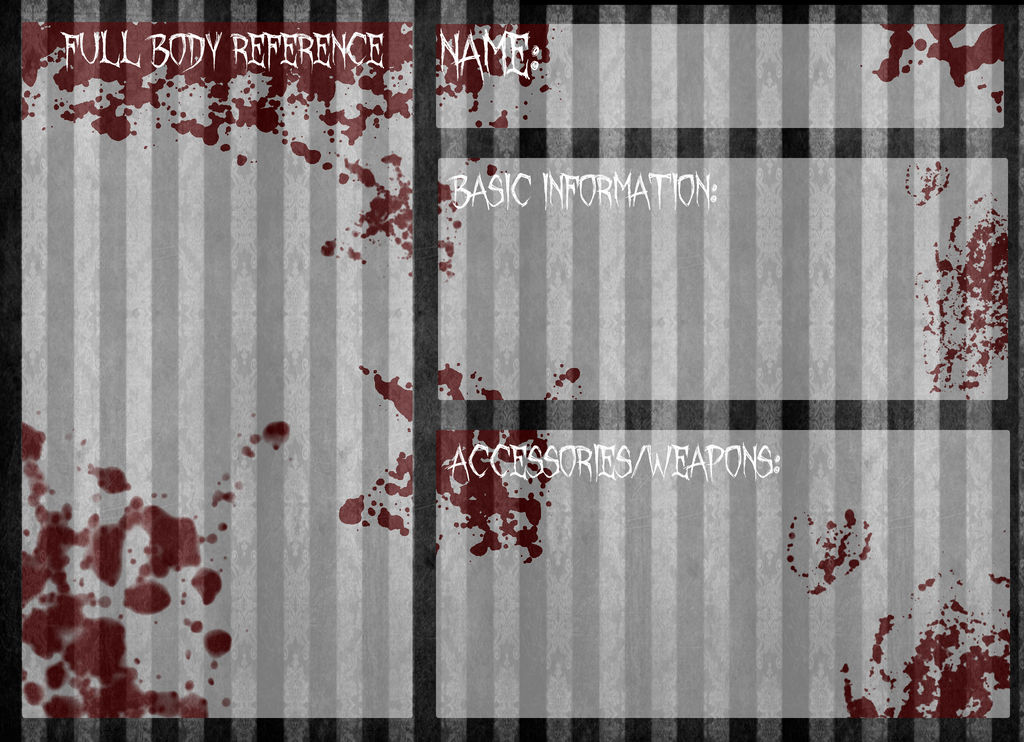 REFERENCE TEMPLATE Creepypasta OC Reference Base by InvaderIka on REFERENCE TEMPLATE Creepypasta OC Reference Base by InvaderIka on