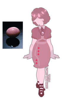 SU GEM OC CONCEPT: Dark Pink Conch Pearl