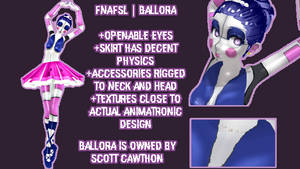 [MMD X FNAFSL] Ballora [DL IN DESC]