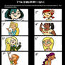 Total drama girls meme