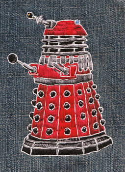 Dalek Embroidery