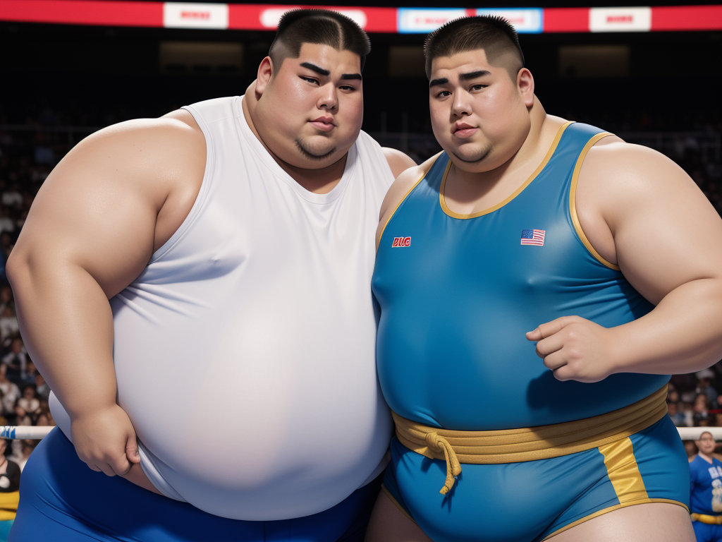 Finalists in American collegiat sumo wrestling by fatmatt385 on DeviantArt