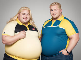 Two fat blonds