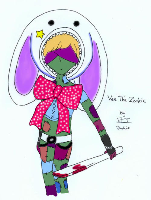 Deviantart Vendant Zombie Vee The Zombie suprise by DarkieRae on DeviantArt
