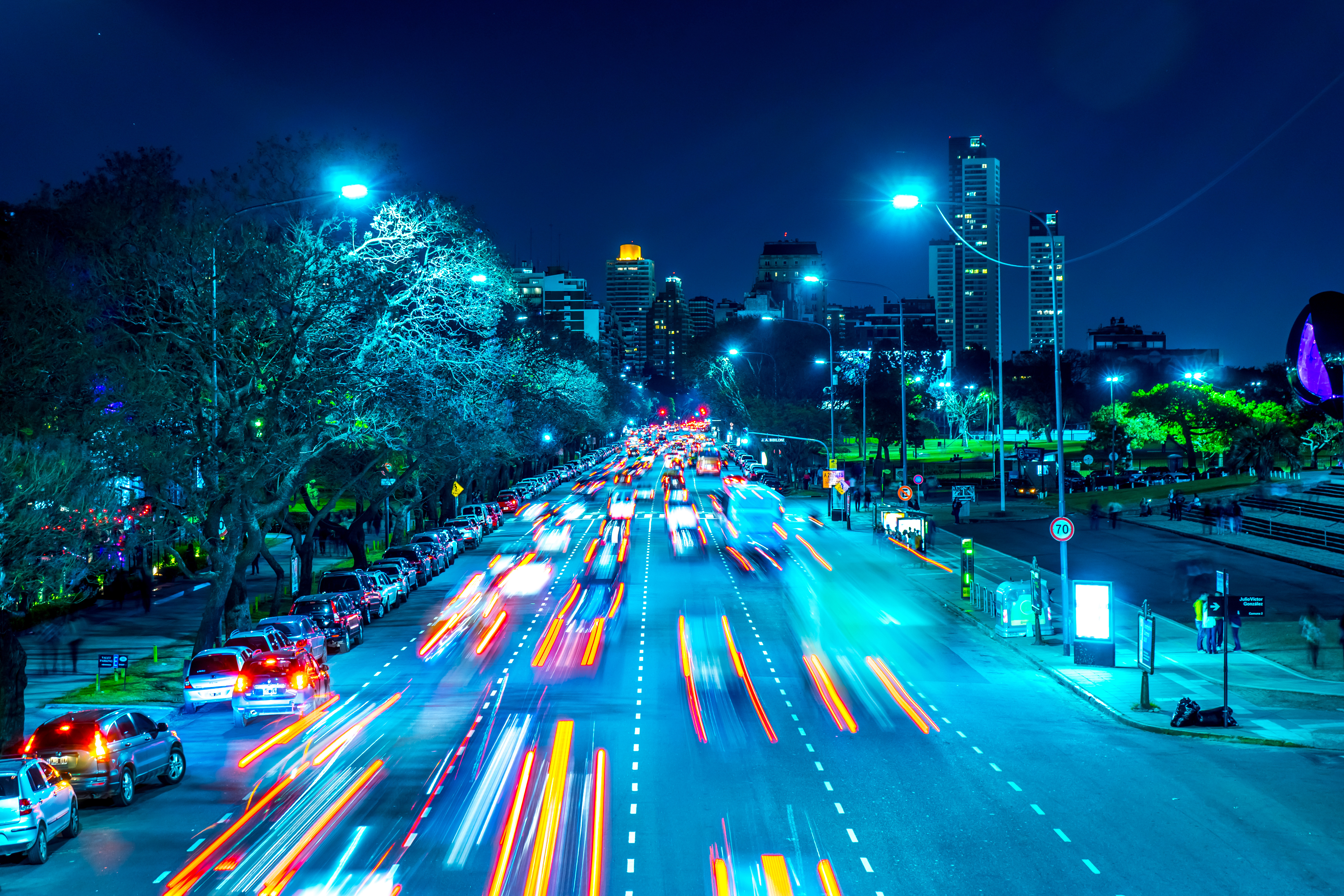 Rush hour in Buenos Aires, Argentina