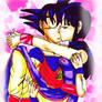 First Valentines Kiss for Goku
