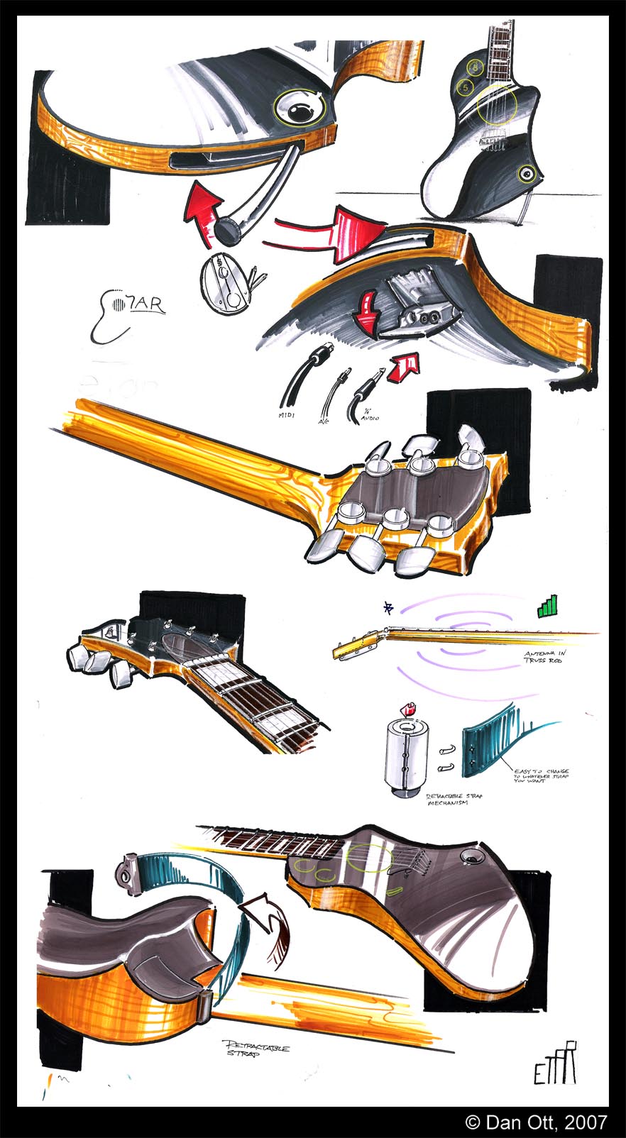 eTar Marker Sketches