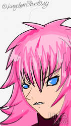 My pink haired OC