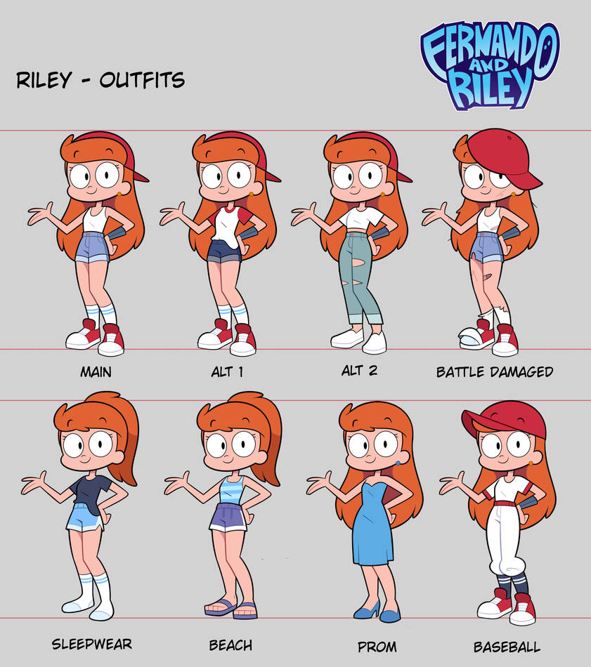 Boss Bundle Riley Riley Outfits by graphic-dann on DeviantArt