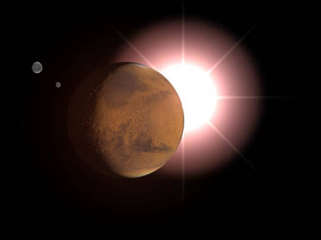 Mars sunrise