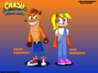 Crash Bandicoot and Coco Bandicoot