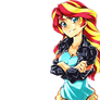 Sunset Shimmer mlp render png vector