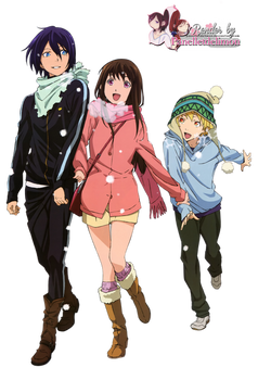 Render: Noragami - Yato, Hiyori and Yukine