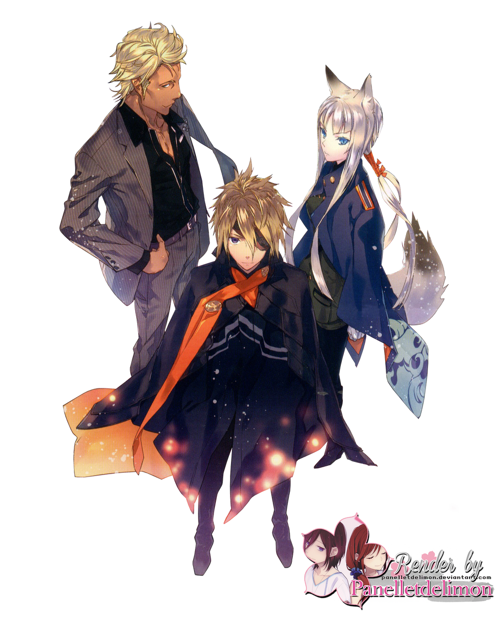 Render: Tokyo ravens - Tsuchimikado and co. by Panelletdelimon on