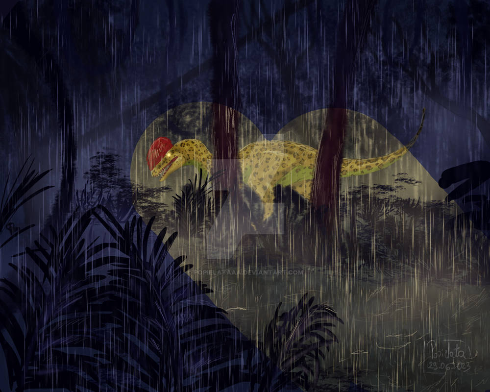 Nedry's death Jurassic Park novel by Popielataaa on DeviantArt