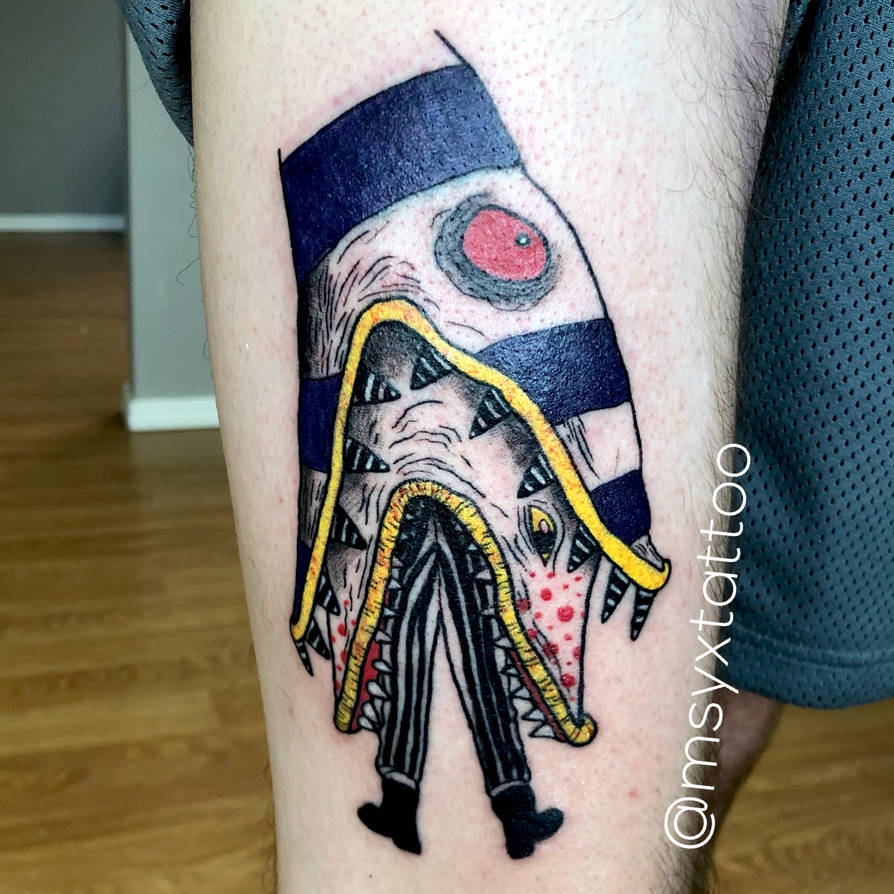 Beetlejuice Snake Tattoo by msyxtattoo on DeviantArt
