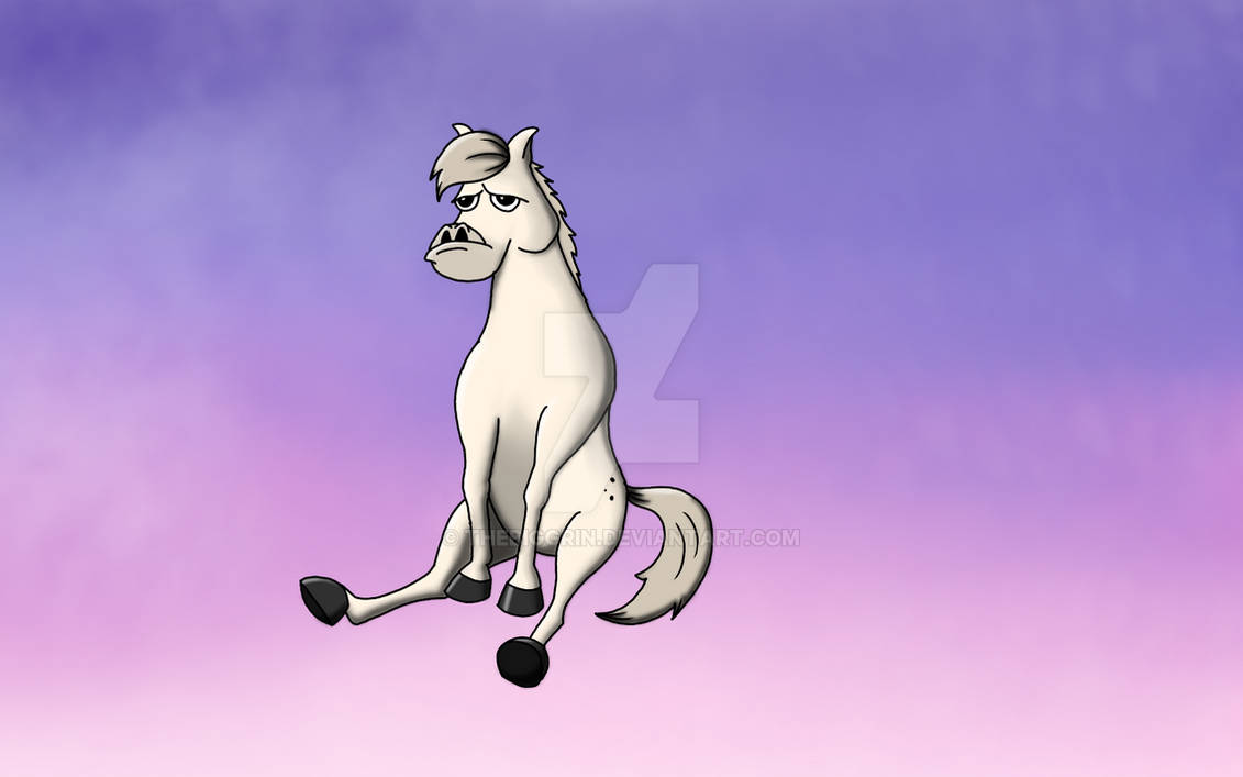 Grumpy Rodeo Horse Grumpy horse by thebiggrin on DeviantArt