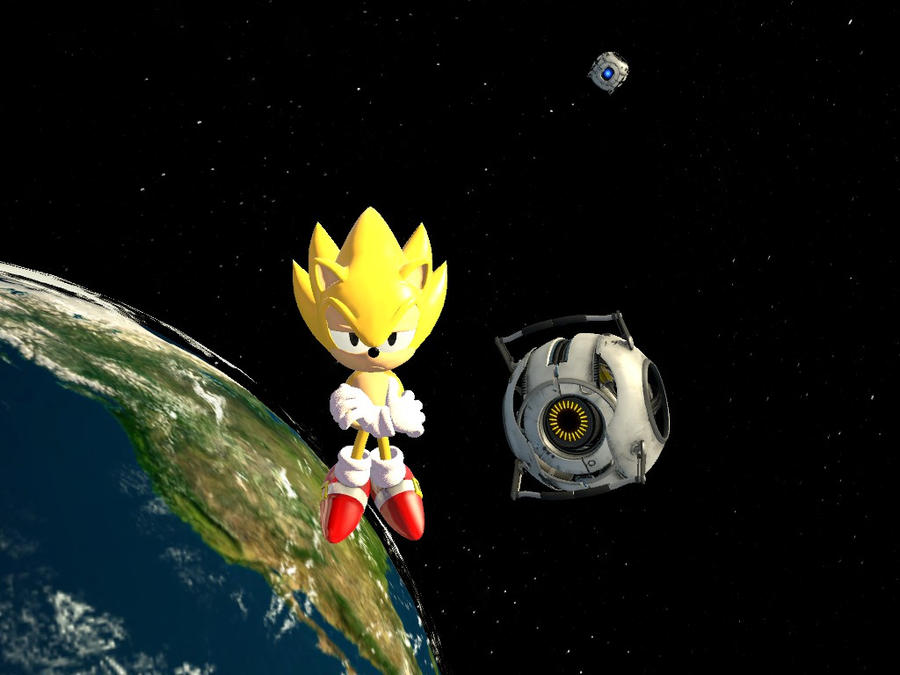 Classic Super Sonic In Space By JJAnimations On DeviantArt classic-super-sonic-in-space-by-jjanimations-on-deviantart