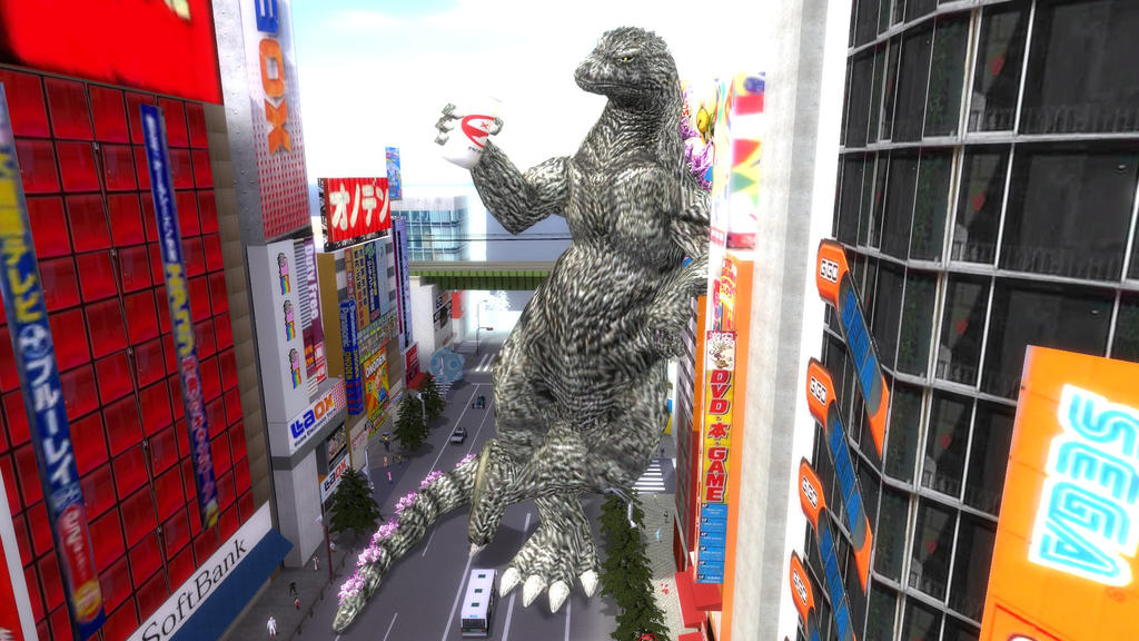 Godzilla's Break Time by JJAnimations on DeviantArt