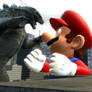 Godzilla vs Mario