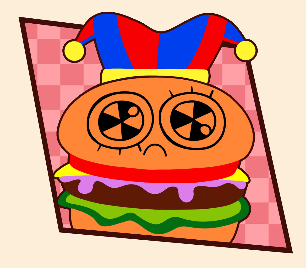 Pomni Burger by JJAnimations on DeviantArt