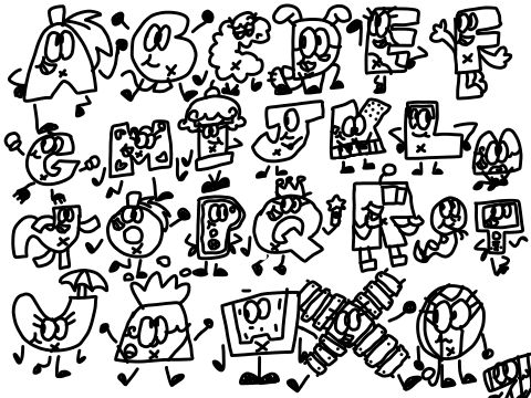 How I draw the Alphabetons by LillipupWonkibets on DeviantArt