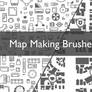 Map making brush pack