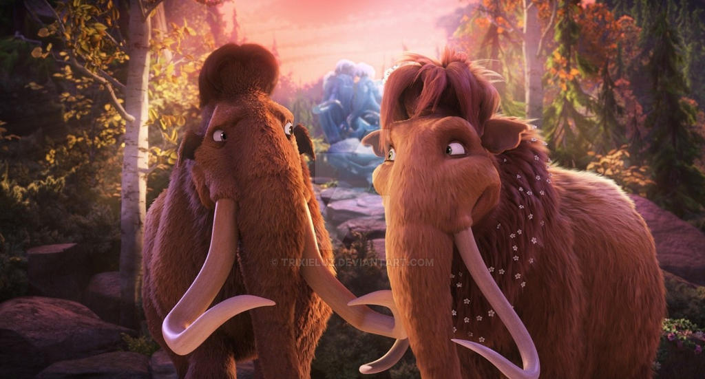 Ice Age Collision Course Ellie and Manny by Trixieluz on DeviantArt