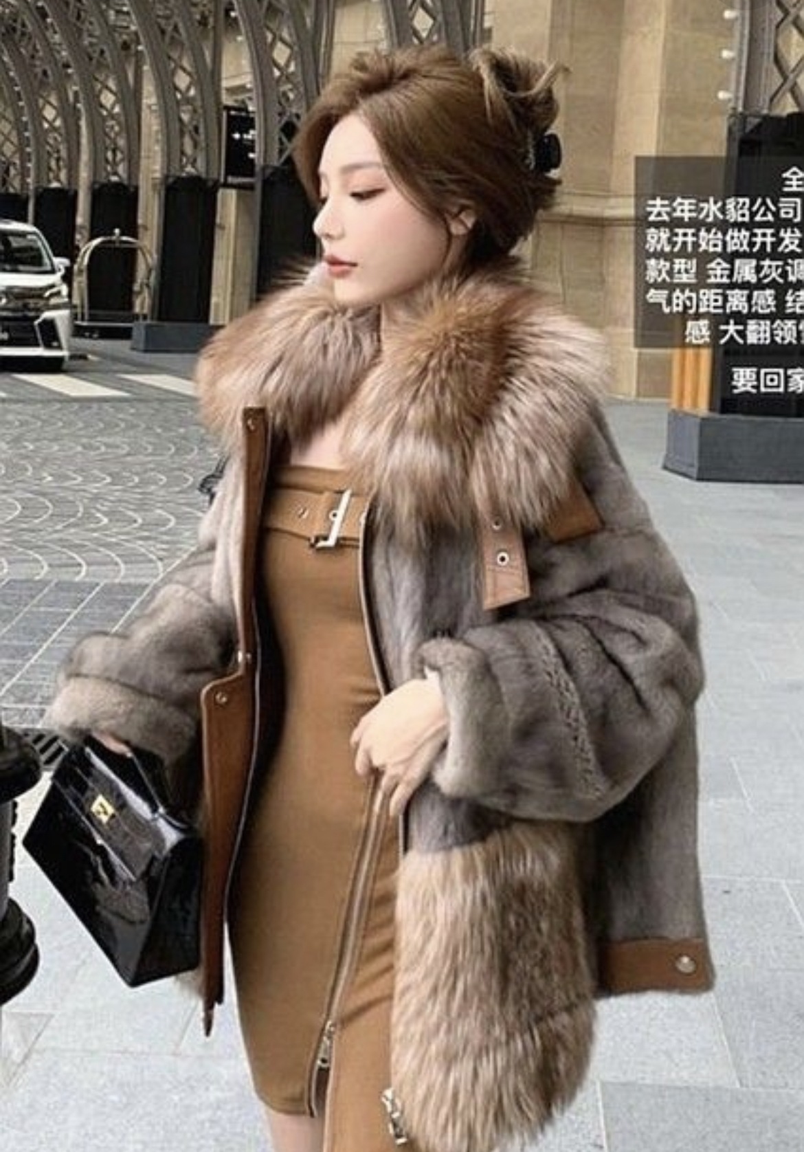 Cute Asian girl in fur coat by maiomaiomaio on DeviantArt