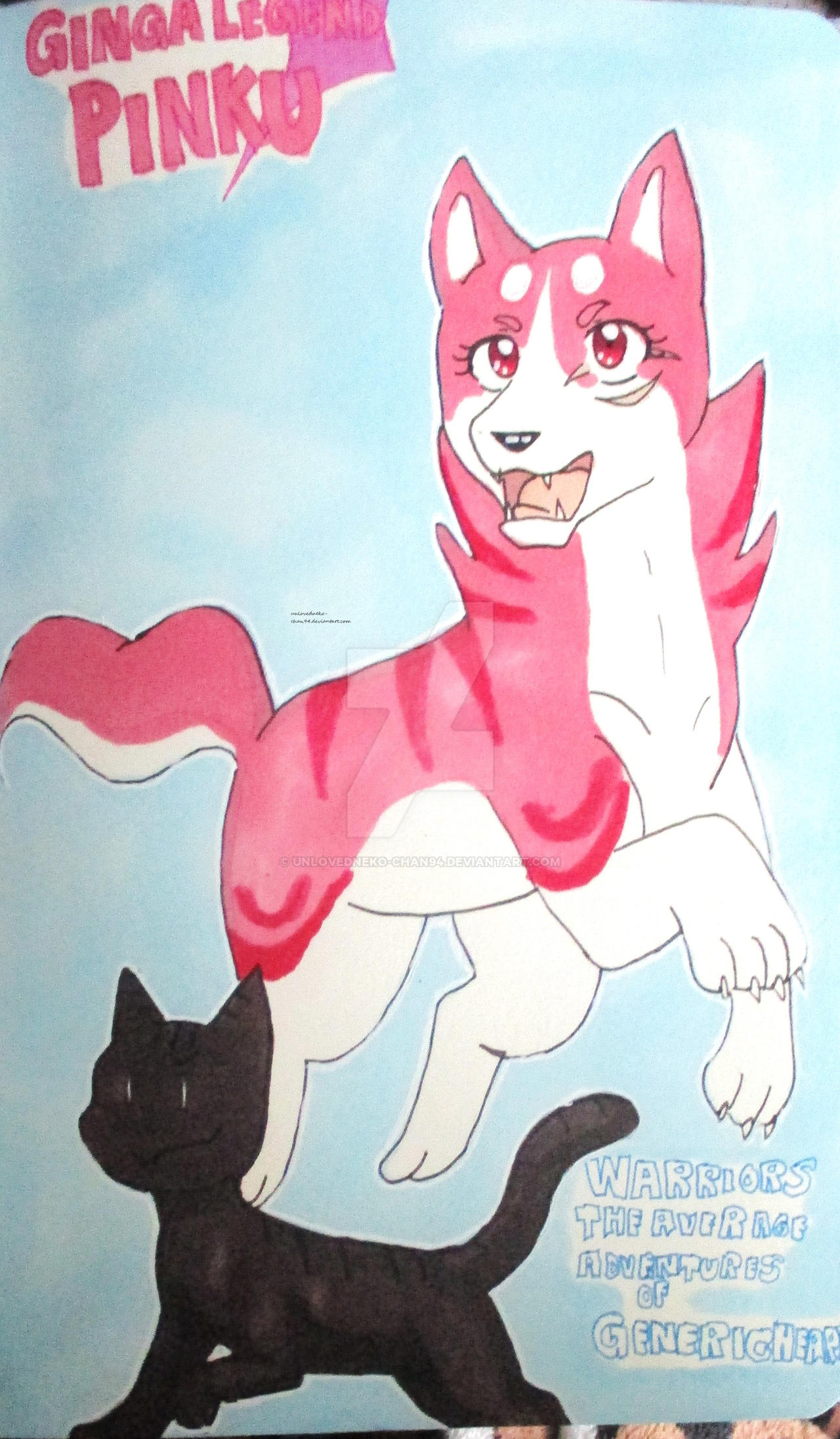 fanart: average legends of pinku and Genericheart by Unlovedneko-chan94 ...