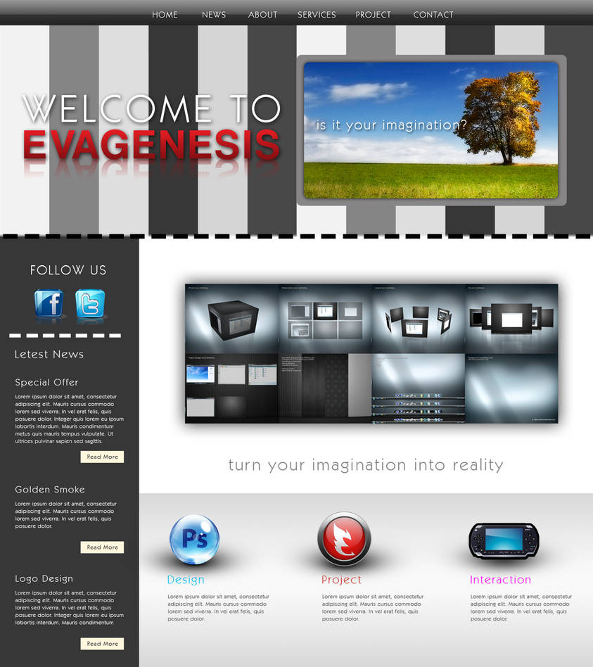 Website Layout Design by gremator on DeviantArt