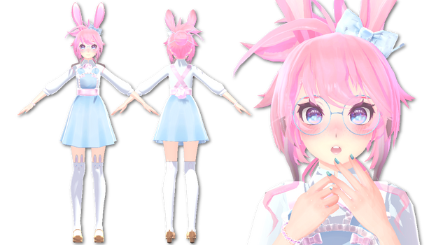 [MMD DL] Tda Cinnabunn Bunny