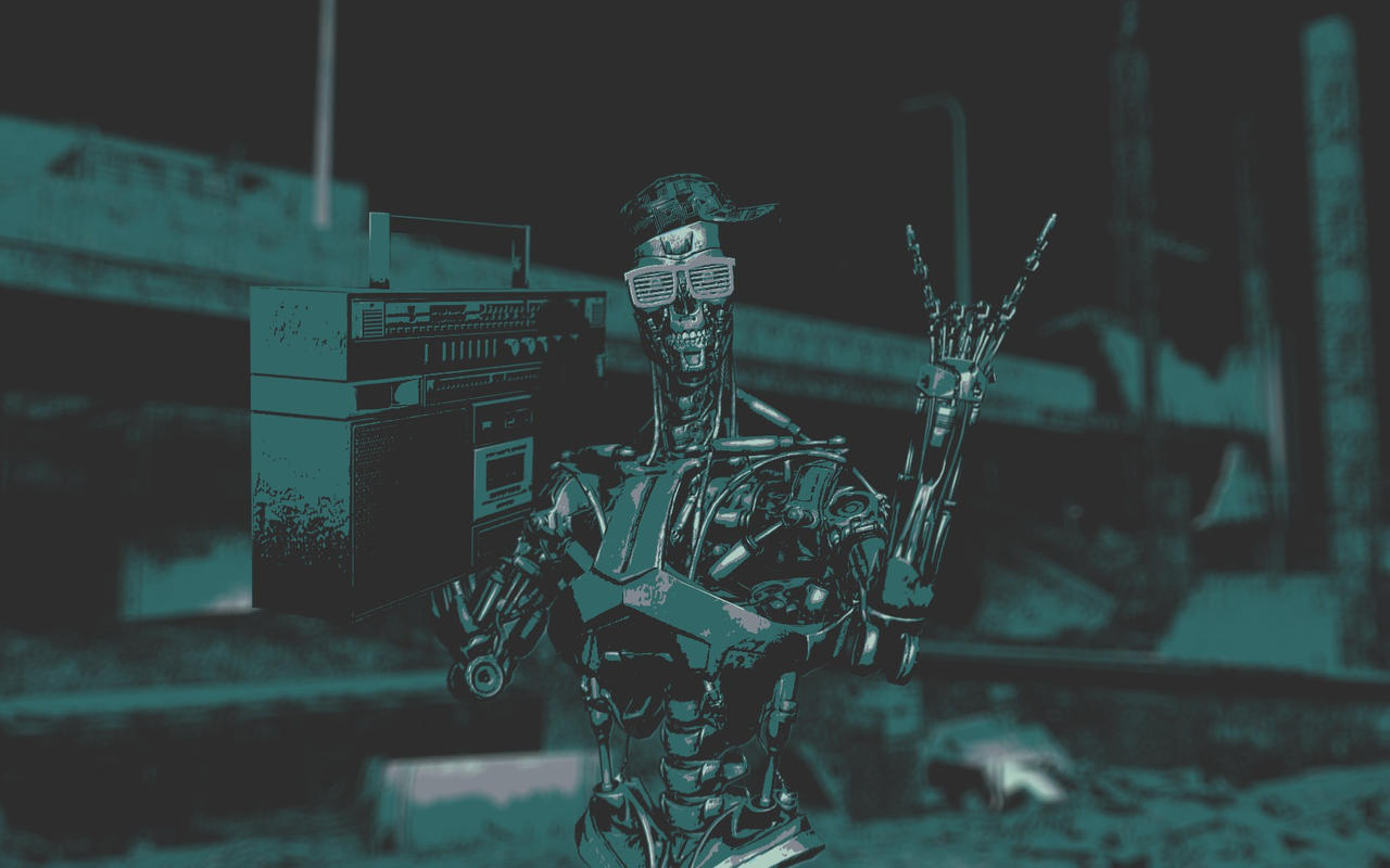 Apocalyptic Blue Terminator by TheGModMan on DeviantArt