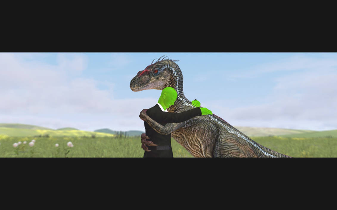 Raptor Hug by TheGModMan on DeviantArt