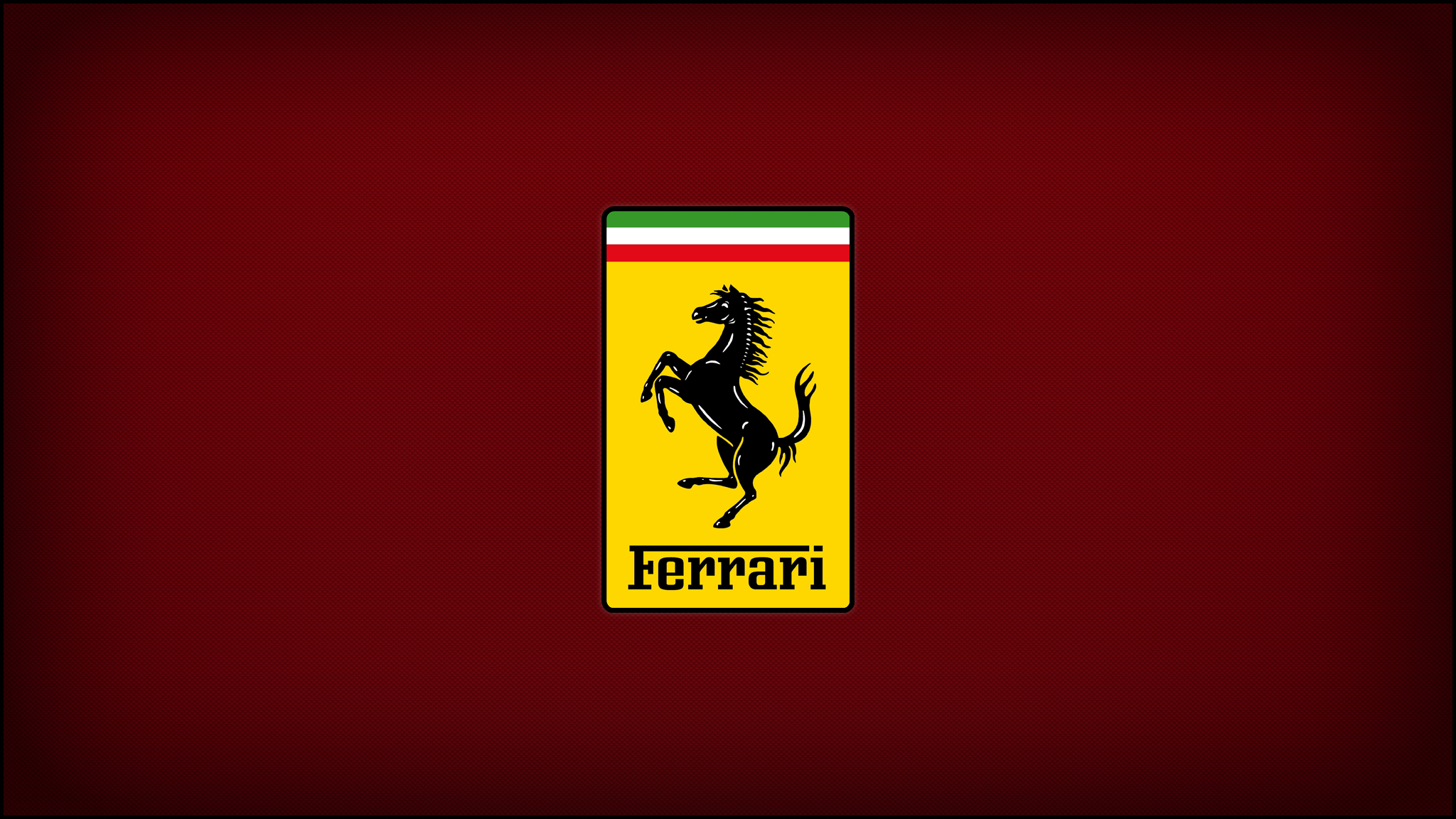 Ferrari Logo Red