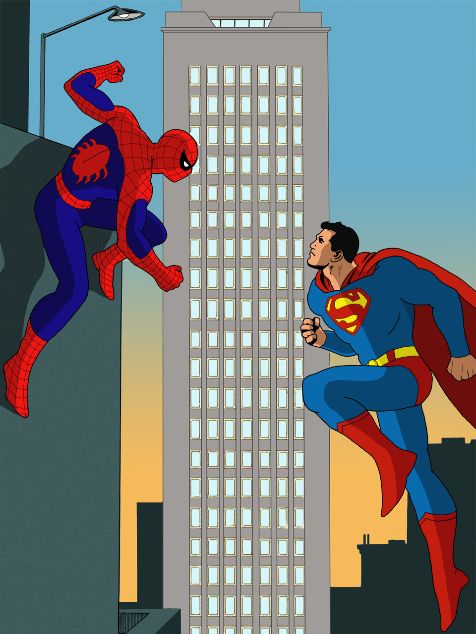 Spiderman VS Superman