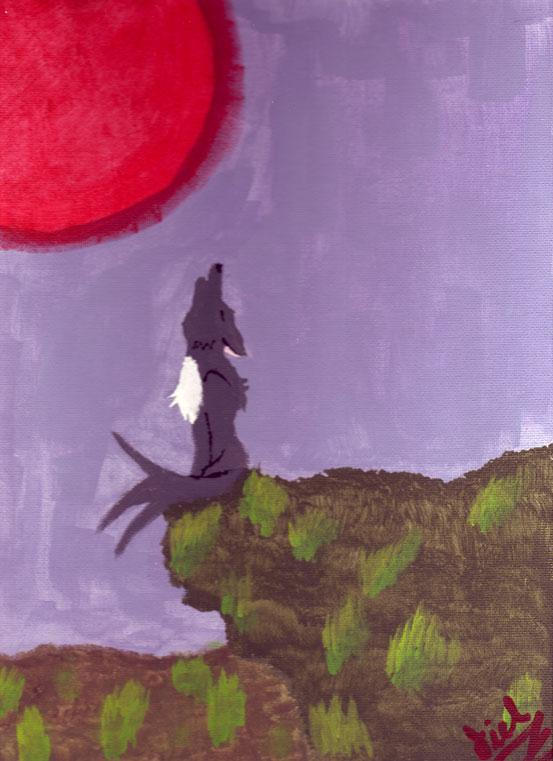 Wolf Howling by Jiel on DeviantArt